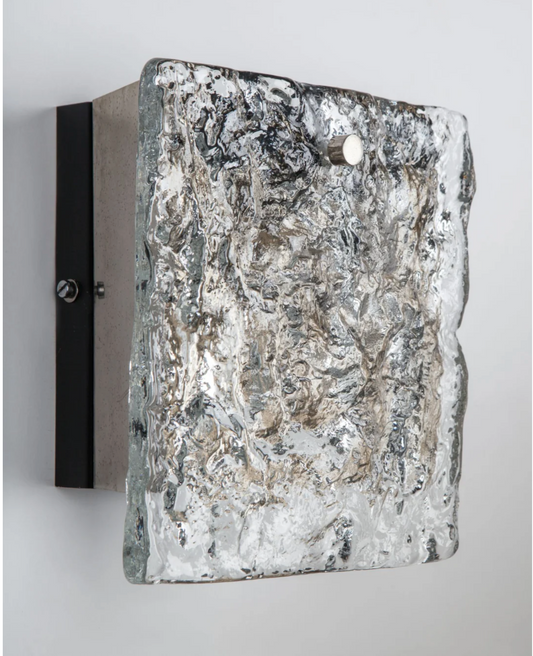 Kalmar Sconces with Square Textured Glass Tiles™