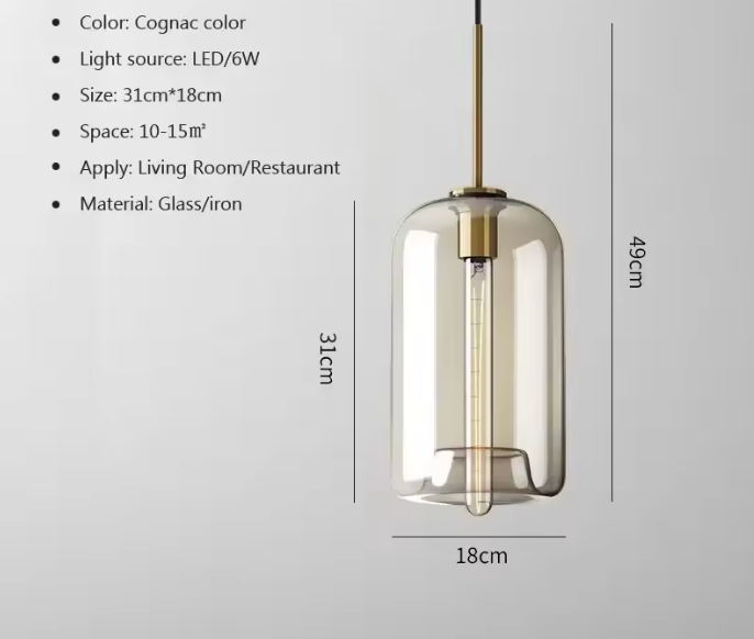 Modern Glass Pendant Ceiling Light