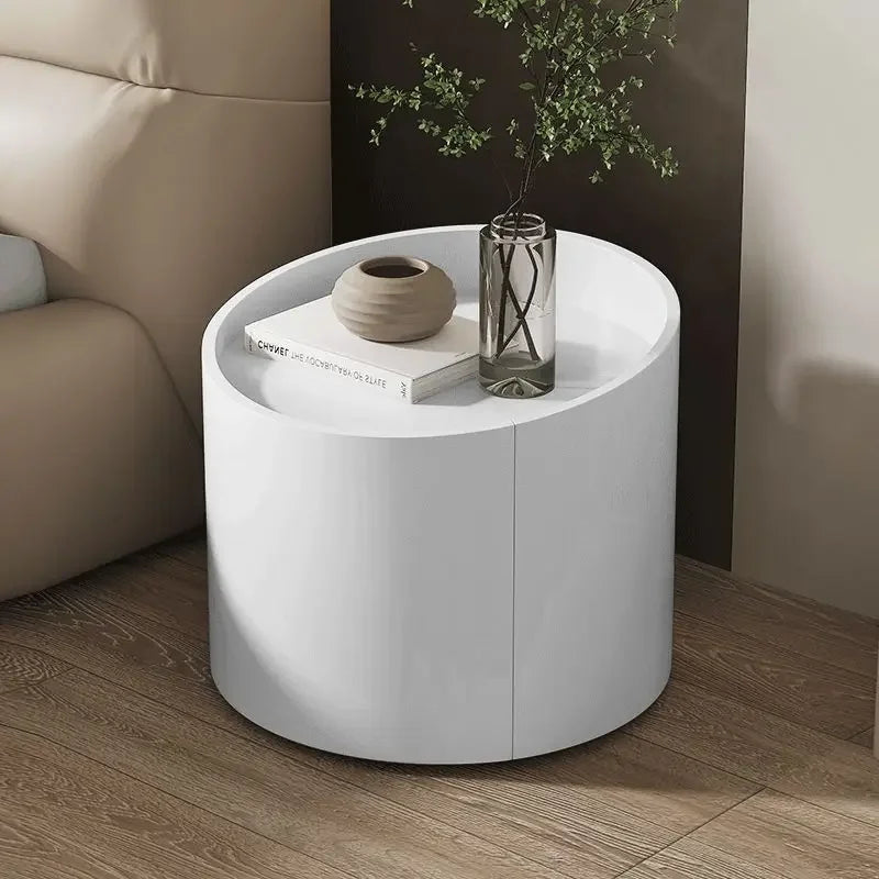 Solari™ – Italian Round Bedside Table