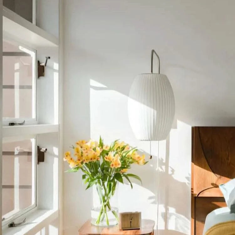 Italian Minimalist Silk Wall Lamp - Futura's Studio