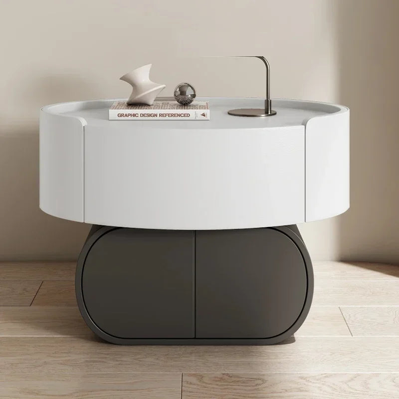 Forma™ – Narrow Wood Bedside Cabinet