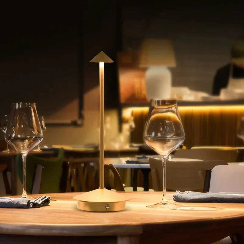 battery operated lamp table- dining