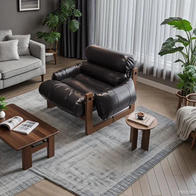 Velora™ – Reclining Leather Lounge Chair