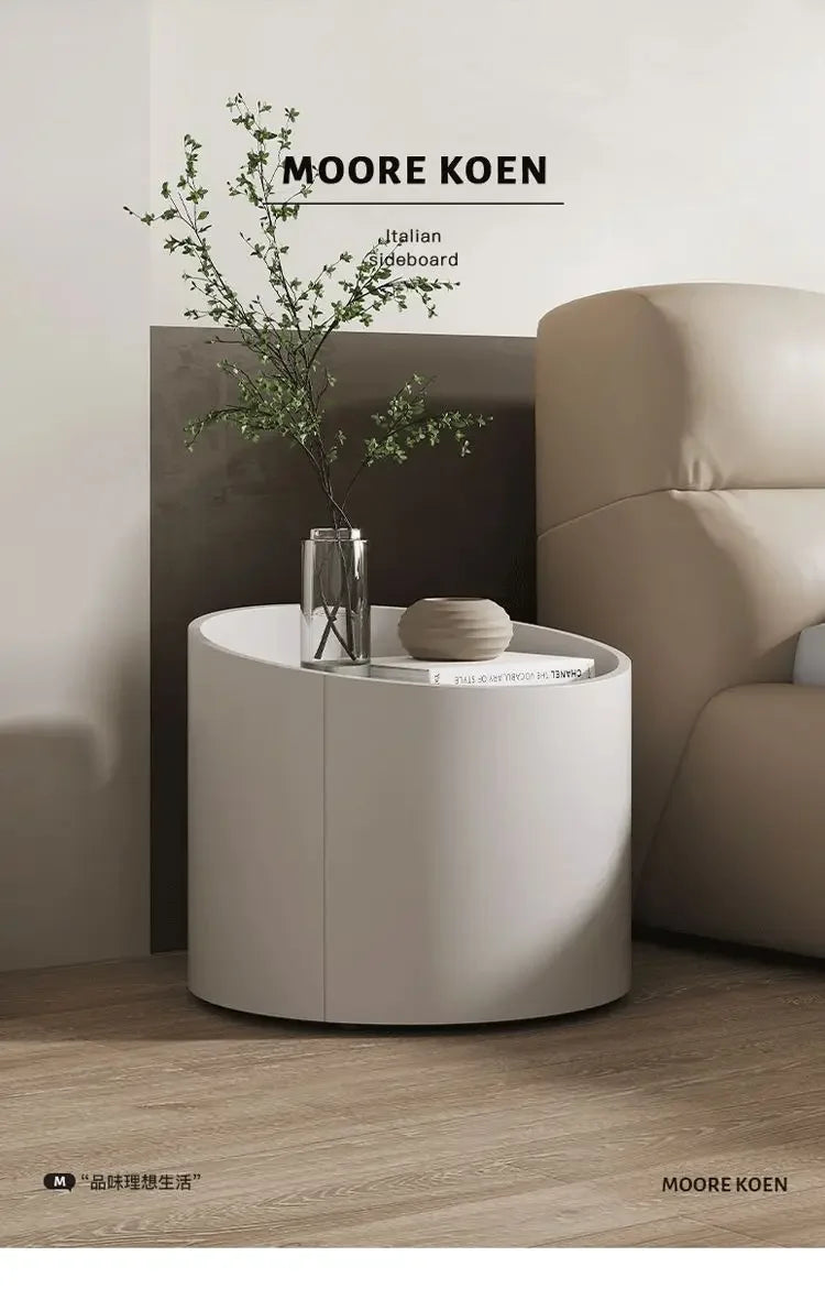 Solari™ – Italian Round Bedside Table
