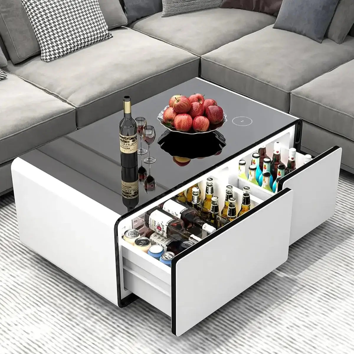 Neura™ – Smart Coffee Table with Fridge