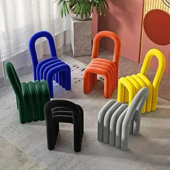 Velora™ – Soft Pop Dining Chair