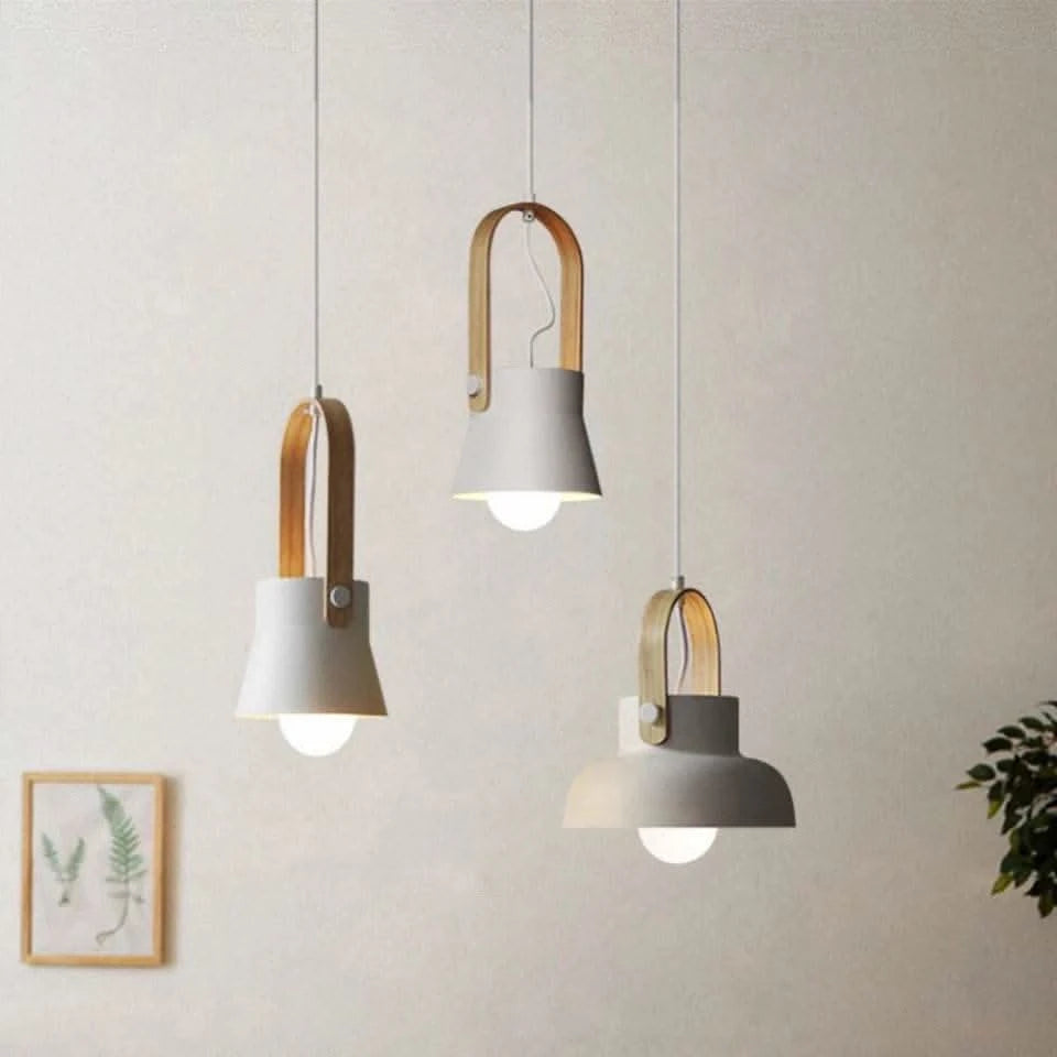 nordic pendant light-white
