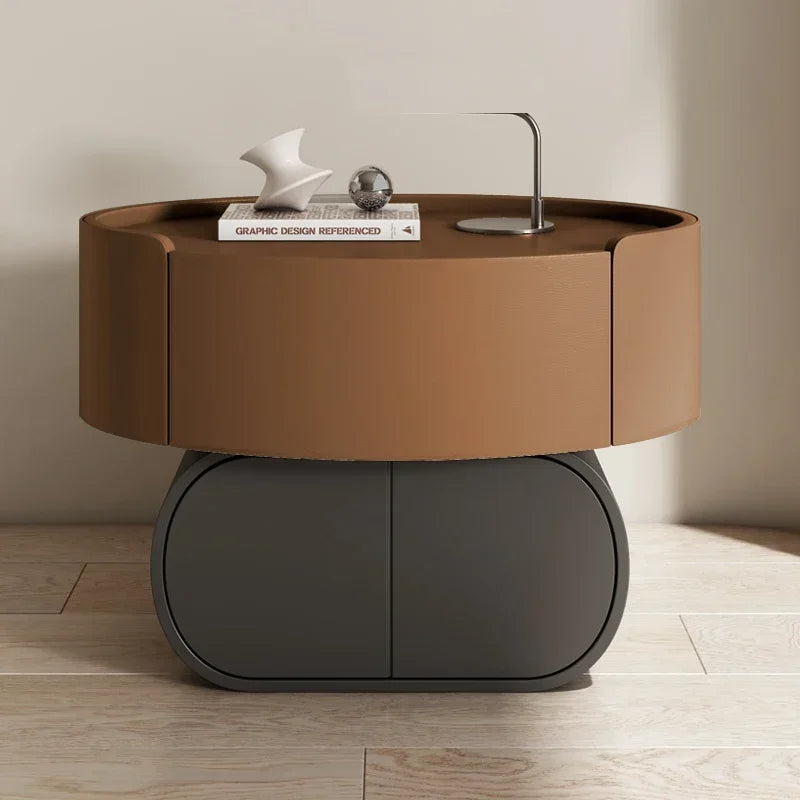 Forma™ – Narrow Wood Bedside Cabinet