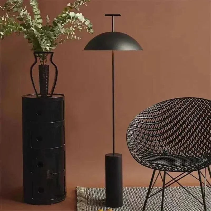 Modern wabi sabi floor lamp - Futura's Studio black