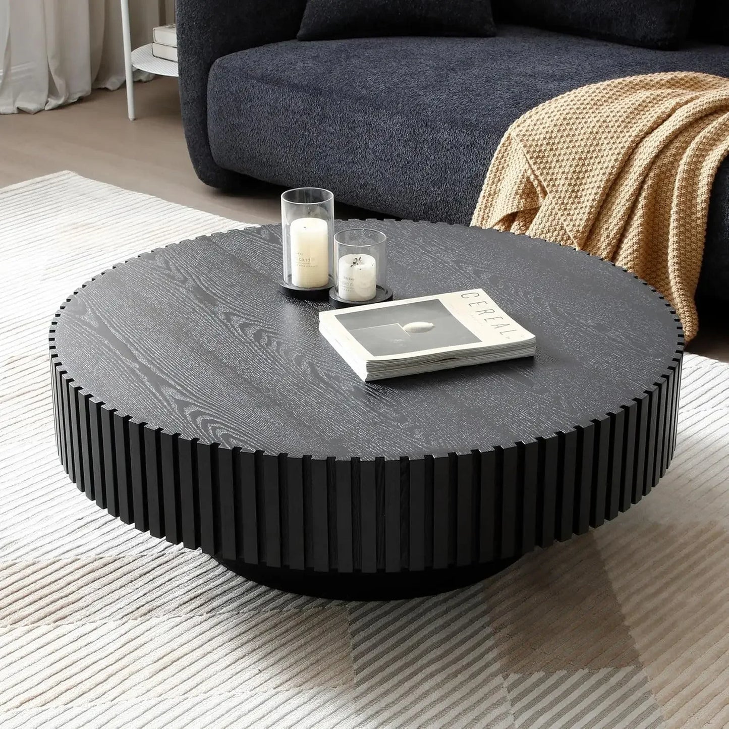 Forma™ – Walnut Pedestal Coffee Table
