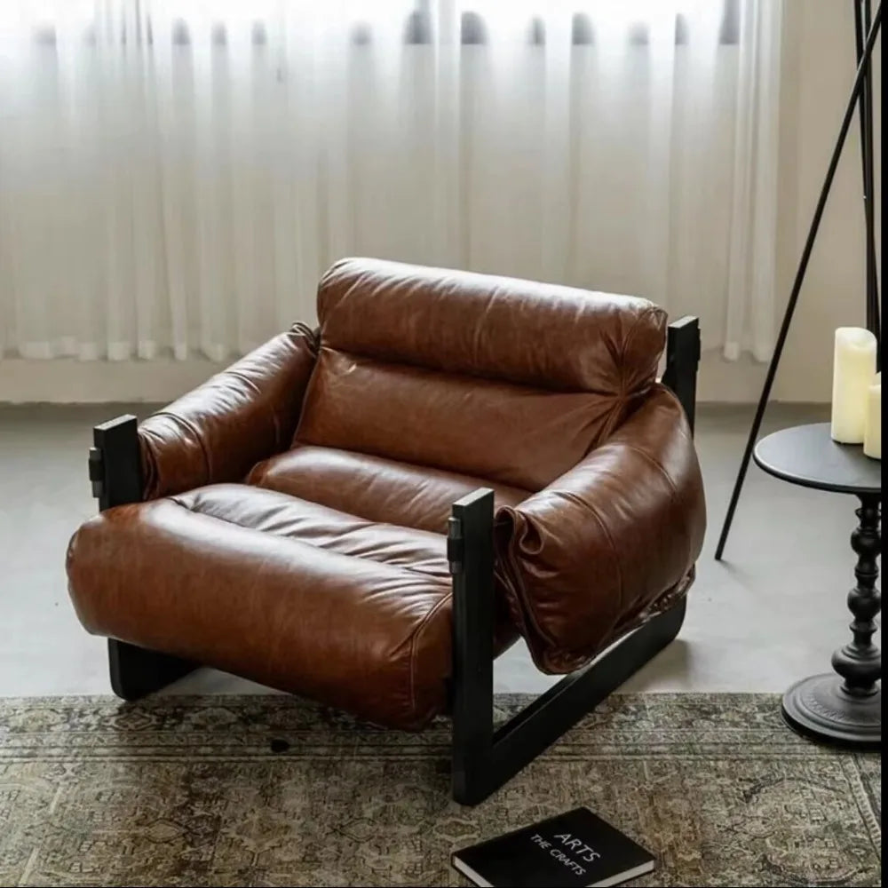 Velora™ – Reclining Leather Lounge Chair