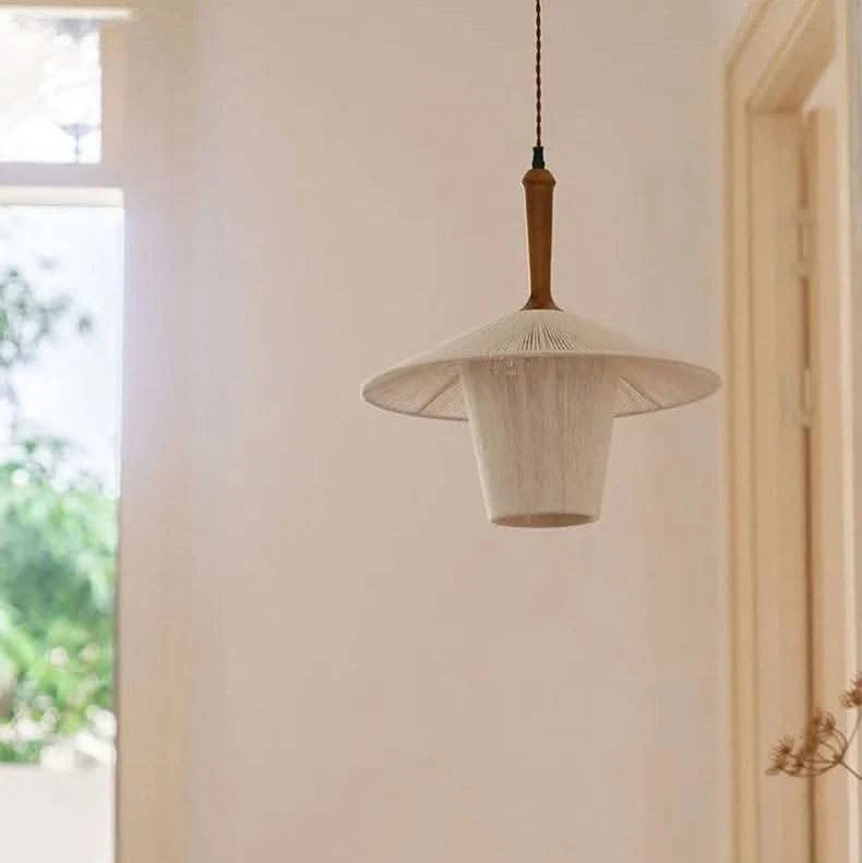 Vintage Wabi-Sabi Rattan Pendant Lamp - Futura's Studio