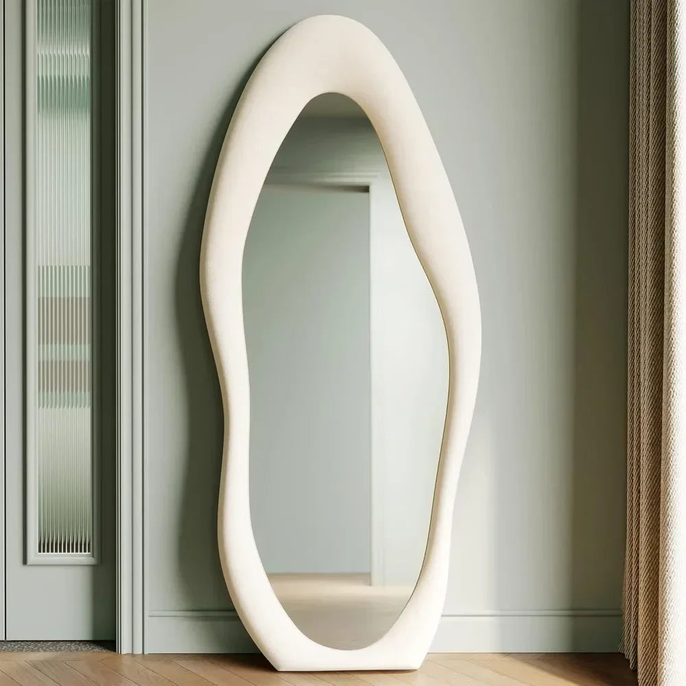 Velora™ – Wavy Full-Length Mirror