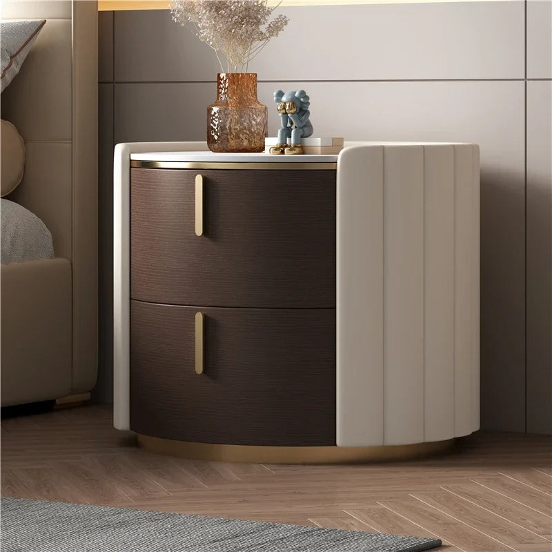 Forma™ – Round Wood Nightstand