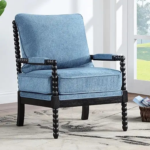 Solari™ – Farmhouse Linen Lounge Chair