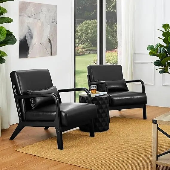 Velora™ – Walnut Frame Reading Chair