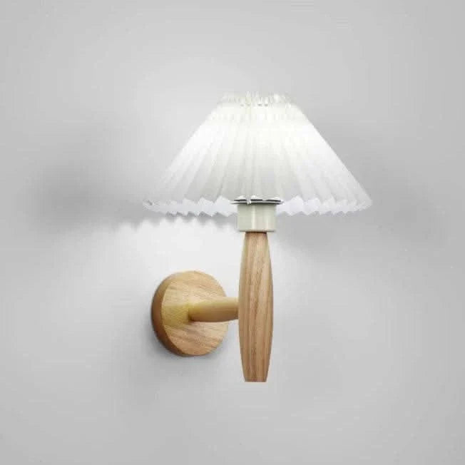 japanese wall sconce -wood Futura's Studio white