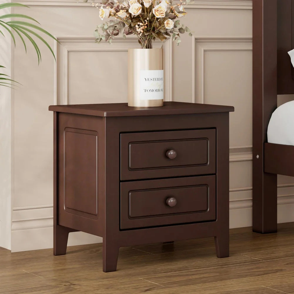 César™ Indian Wood Nightstand