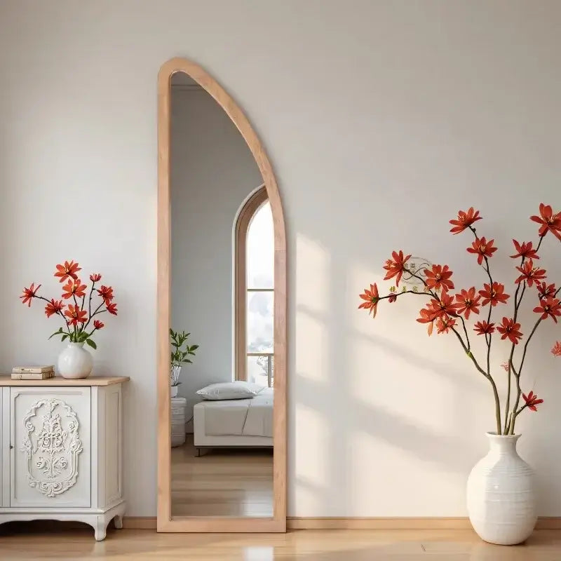Forma™ – Cream Standing Vanity Mirror