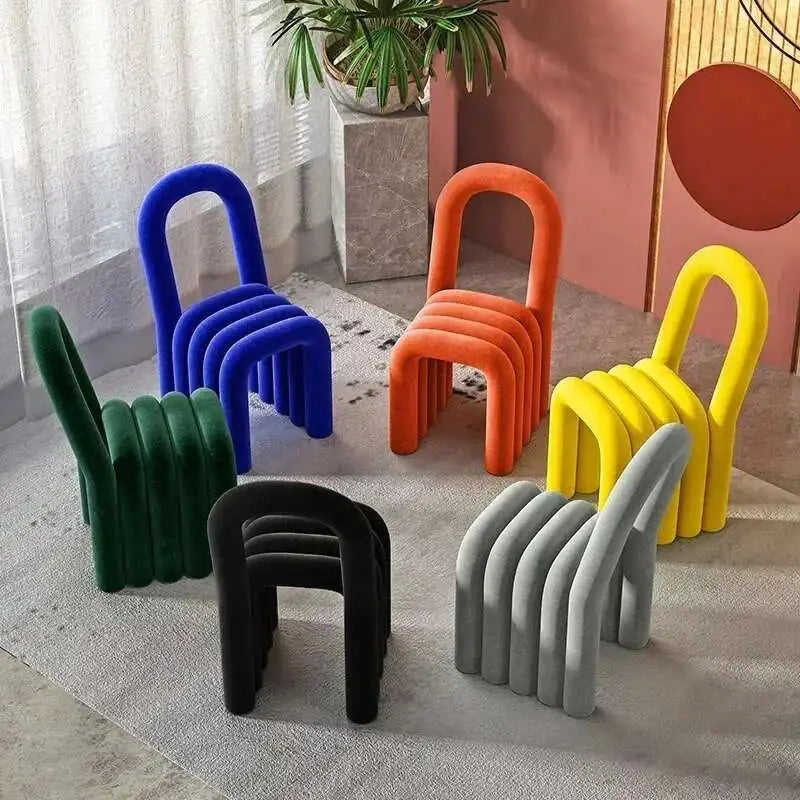 Velora™ – Soft Pop Dining Chair