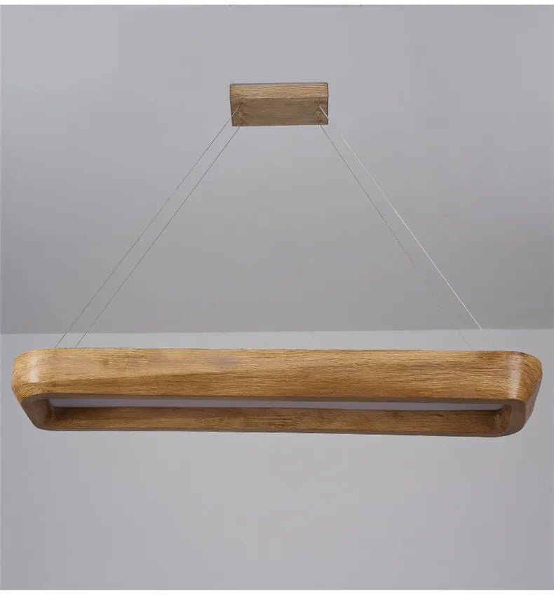 wood pendant light-simple