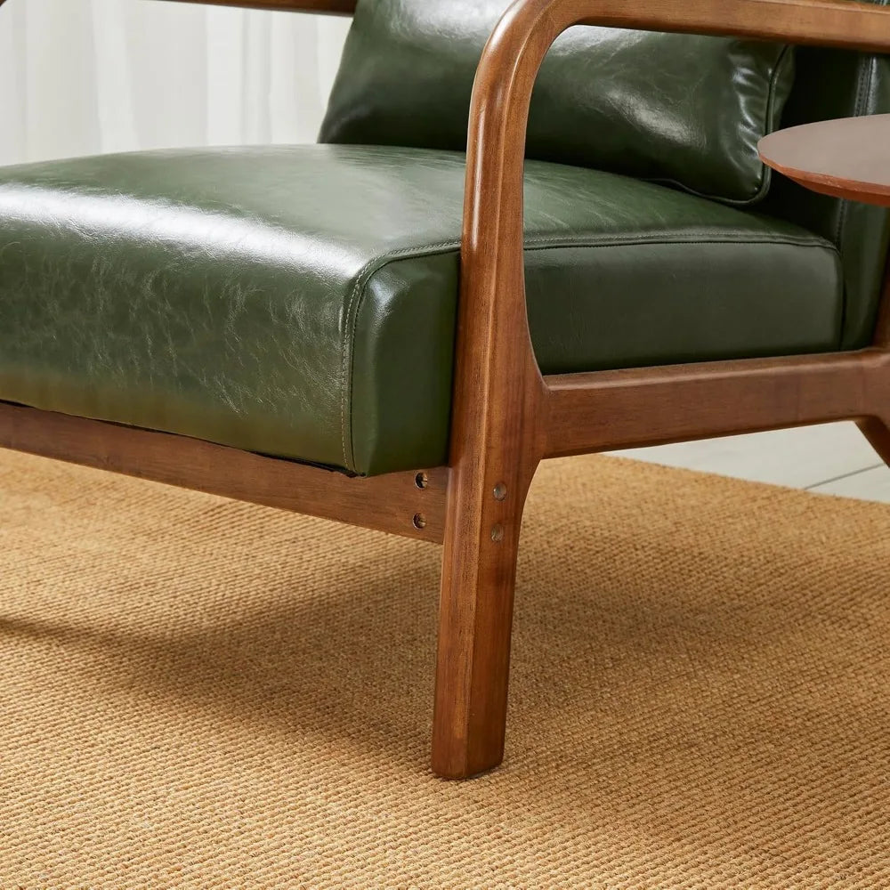 Velora™ – Walnut Frame Reading Chair