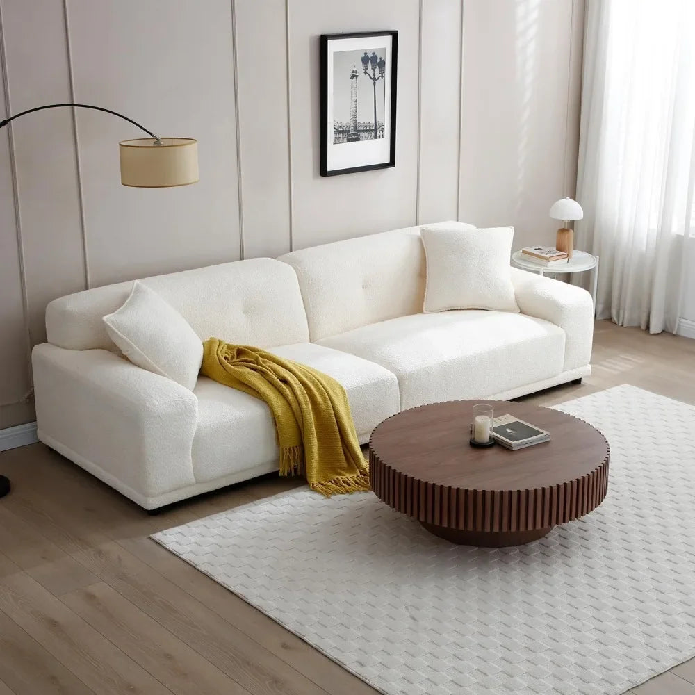 Forma™ – Walnut Pedestal Coffee Table