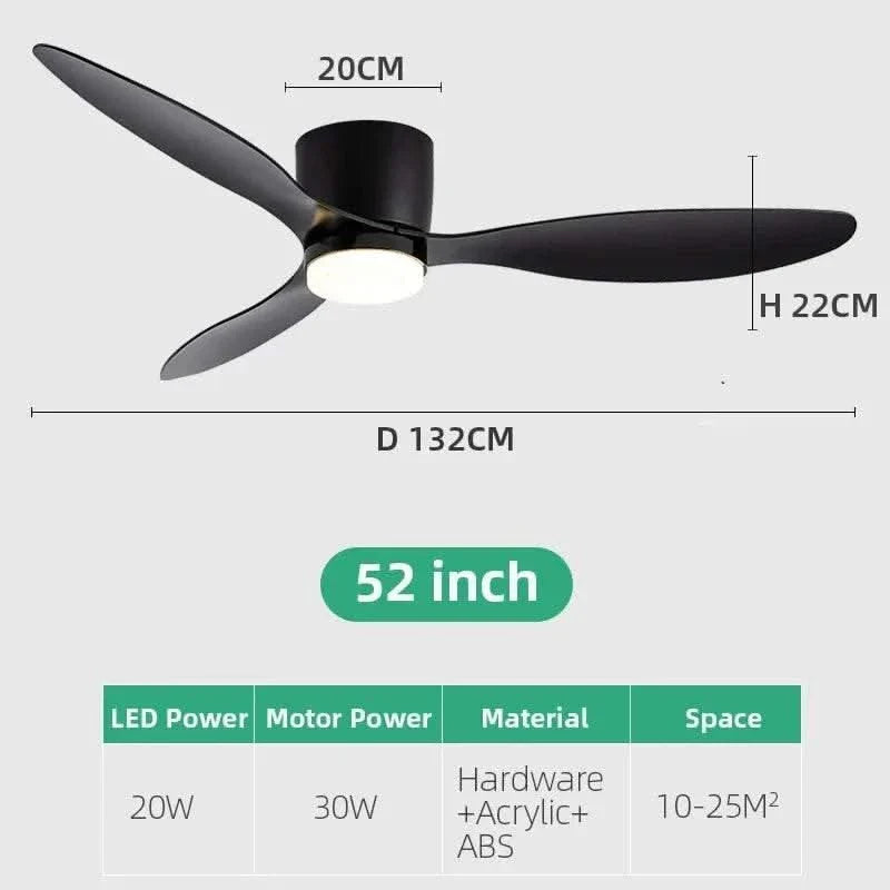 Low Profile Smart Ceiling Fan Light - Futura's Studio