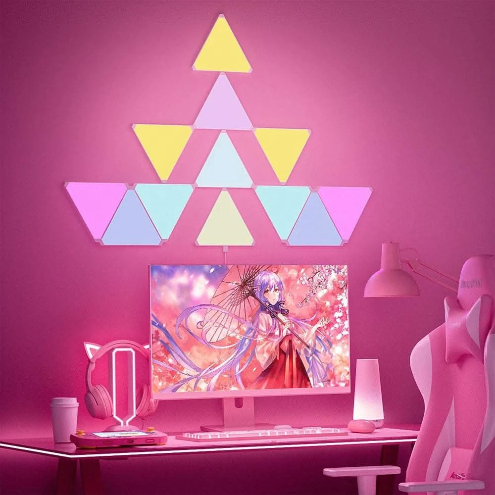 rgb wall lights-girls