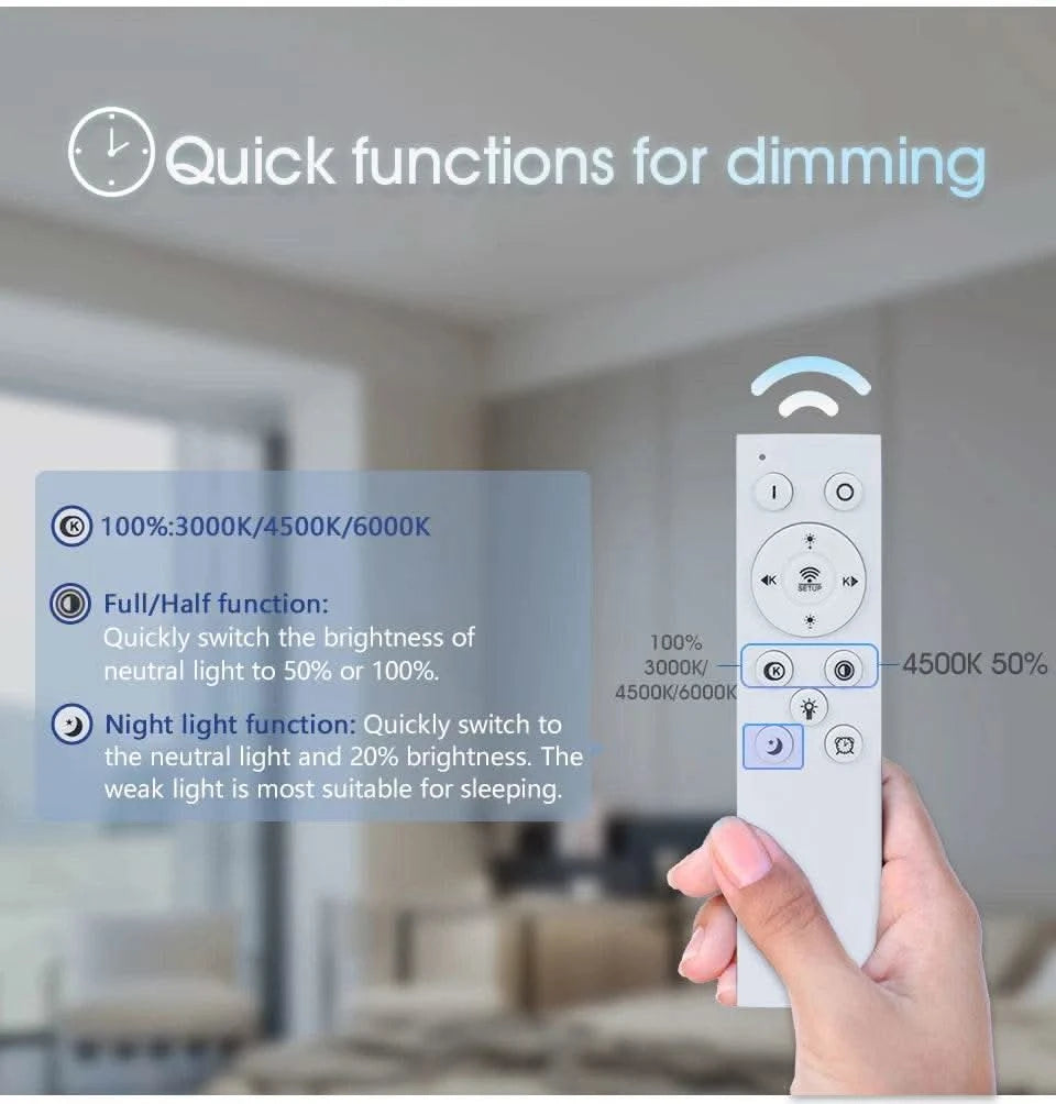 Smart Dimmable LED Ceiling Lamp - Futura's Studio