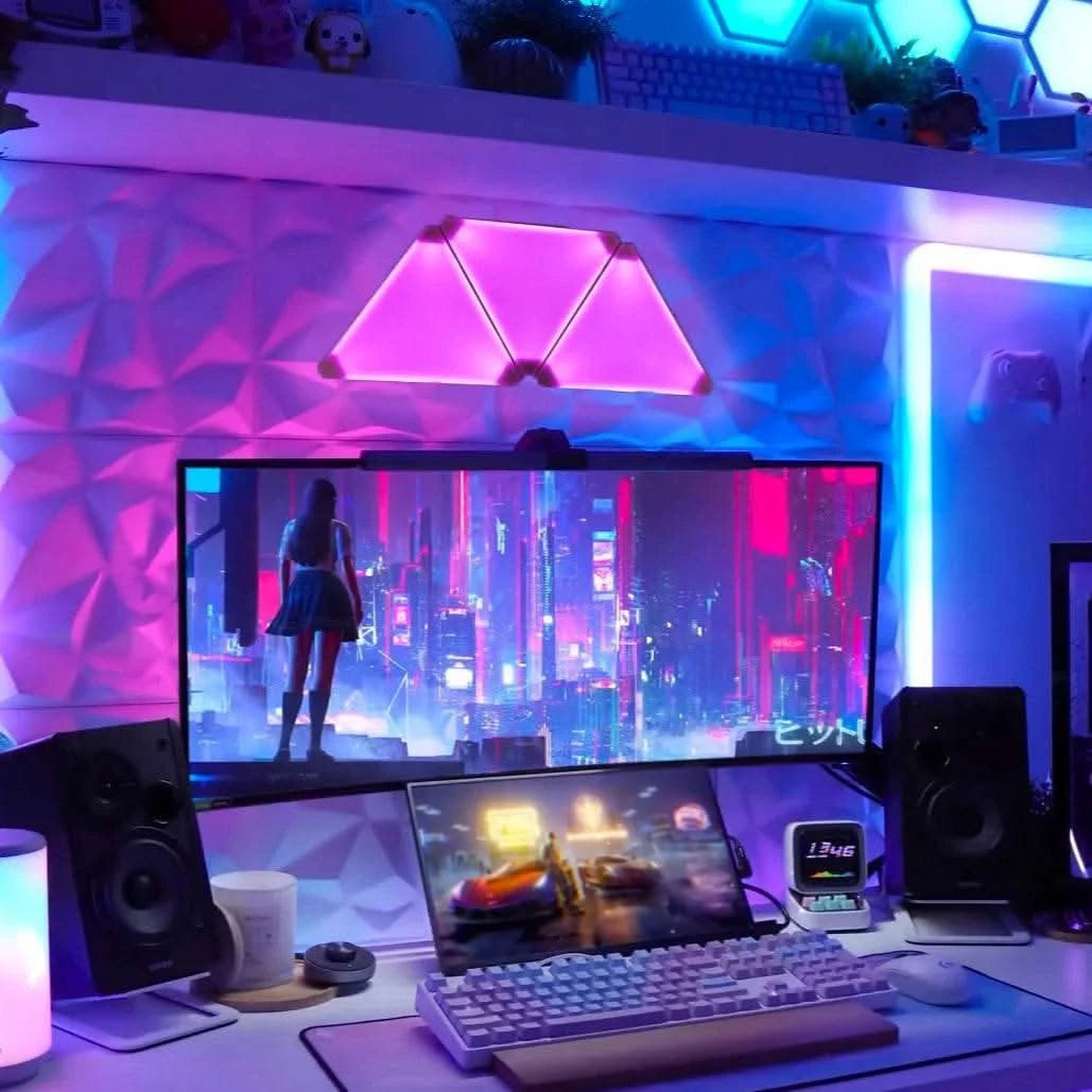 rgb wall lights-computer room