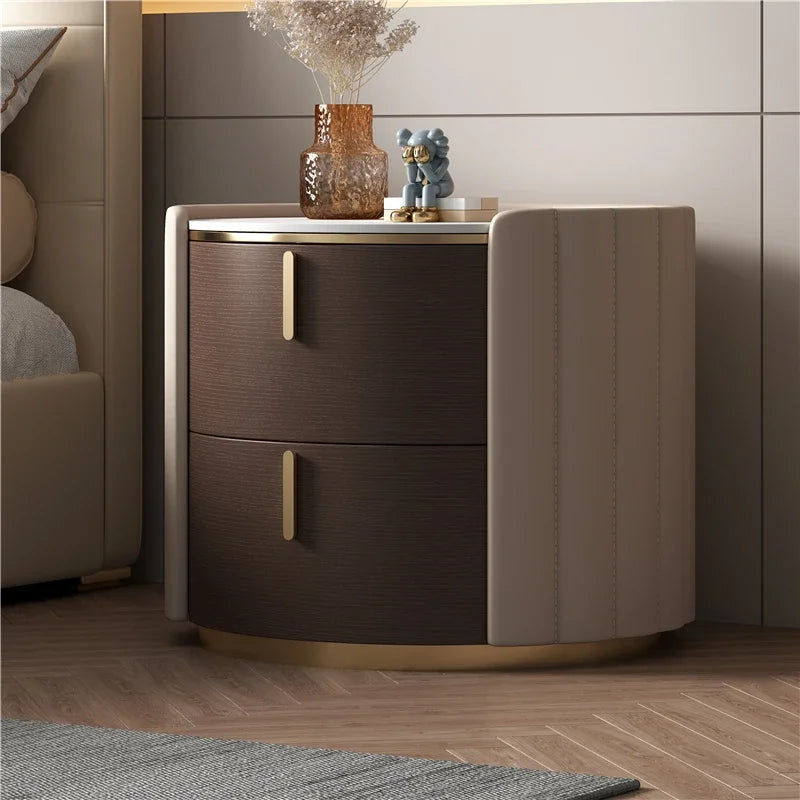 Forma™ – Round Wood Nightstand
