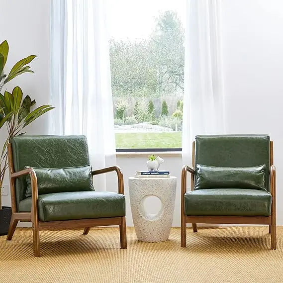 Velora™ – Walnut Frame Reading Chair