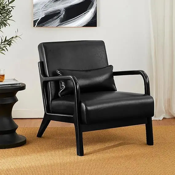 Velora™ – Walnut Frame Reading Chair