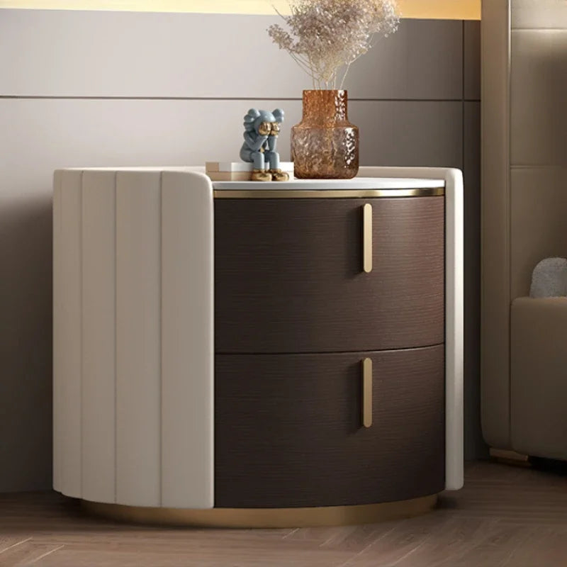 Forma™ – Round Wood Nightstand