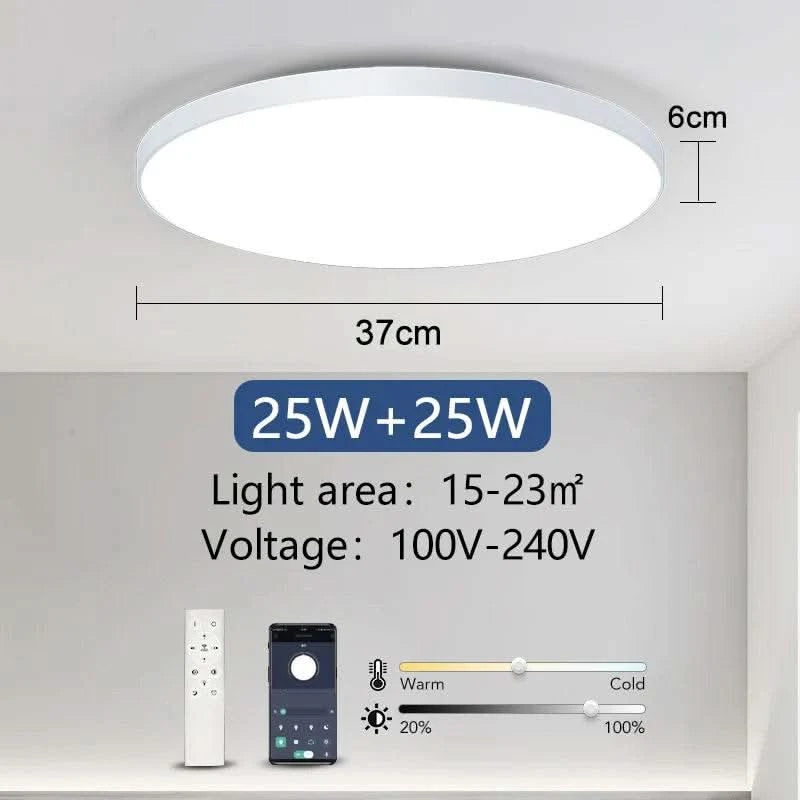 Smart Dimmable LED Ceiling Lamp - Futura's Studio