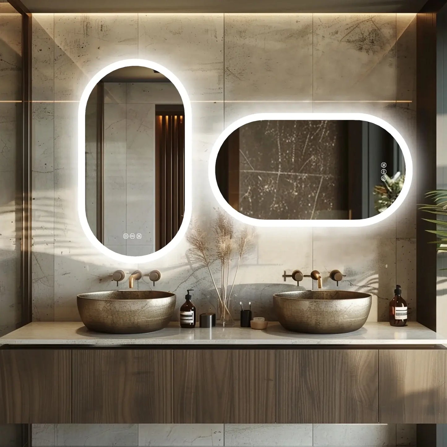 Neura™ – Oval LED Anti-Fog Mirror