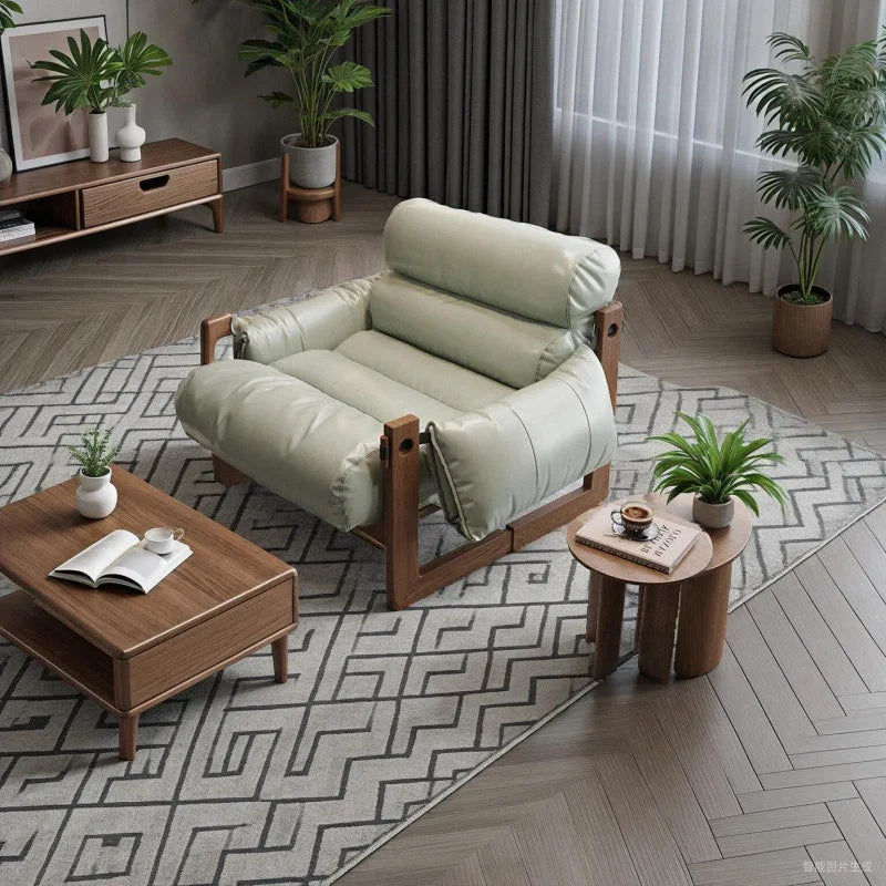 Velora™ – Reclining Leather Lounge Chair