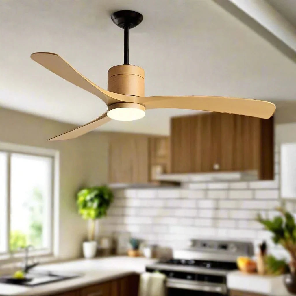 smart ceiling fan with light Remote Control - modern Futura's Studio