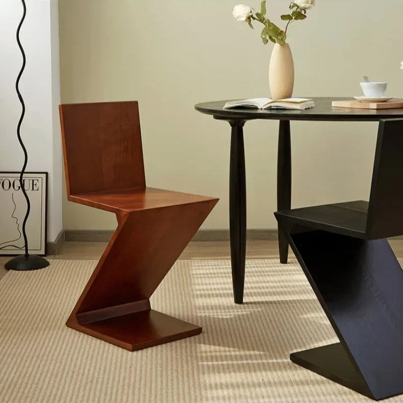 Forma™ – Z-Shaped Wood Dining Chair