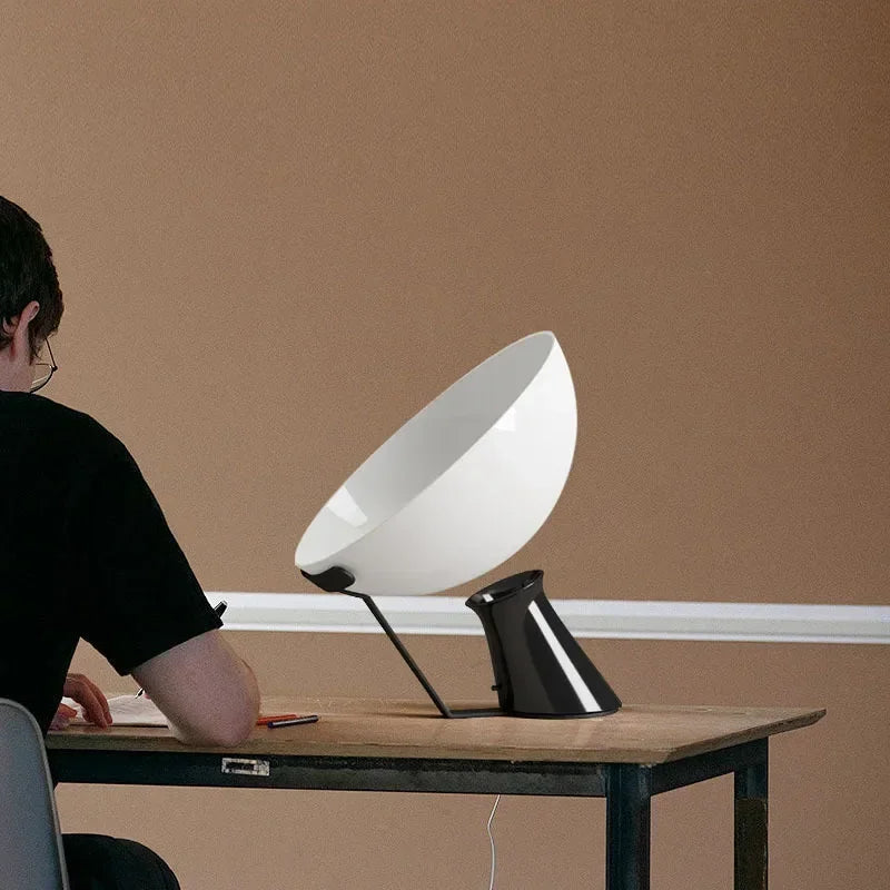 modern black table lamp- reading