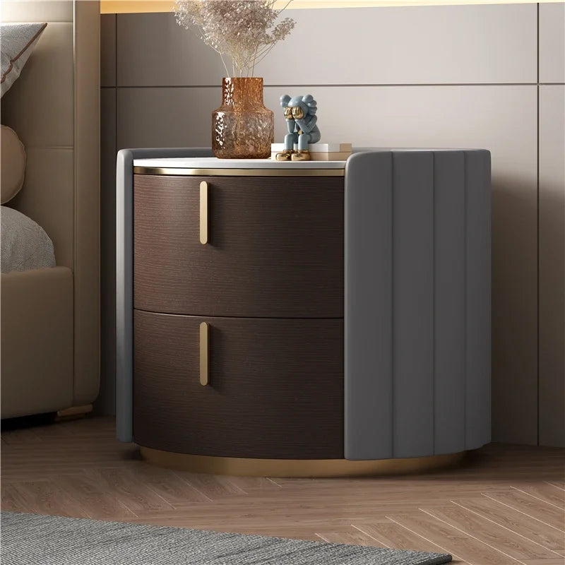 Forma™ – Round Wood Nightstand