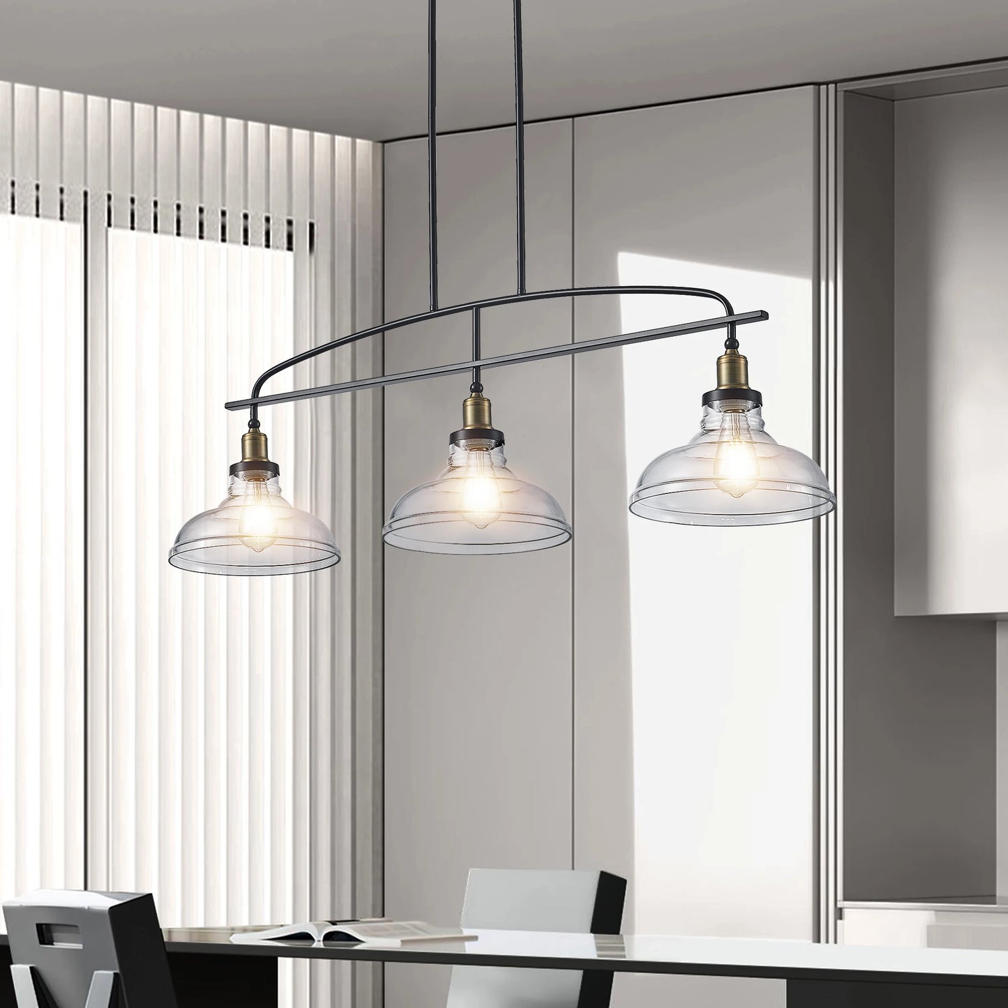 glass pendant light-Dining Table
