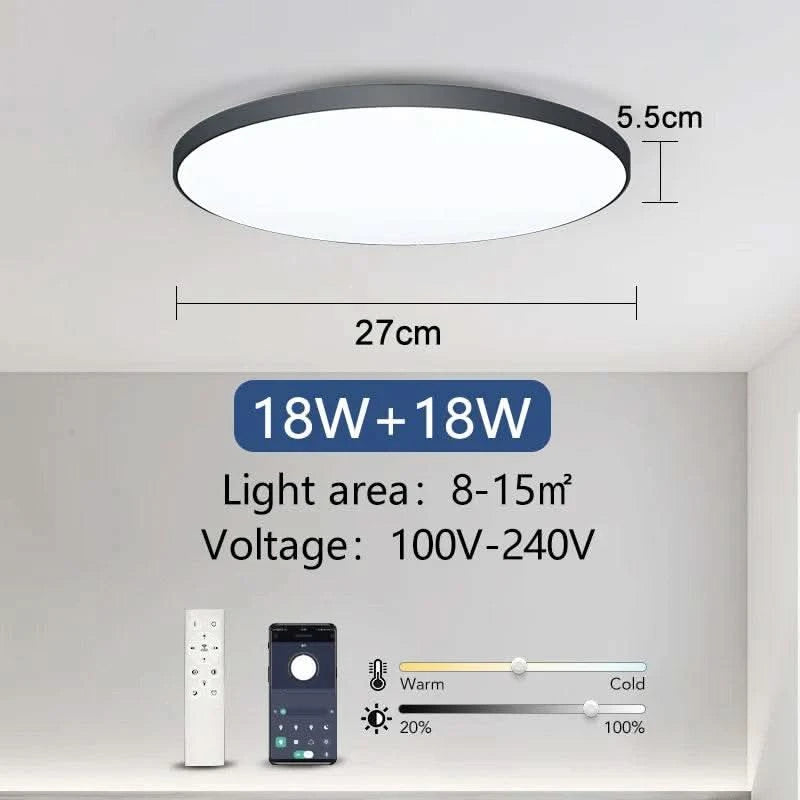 Smart Dimmable LED Ceiling Lamp - Futura's Studio