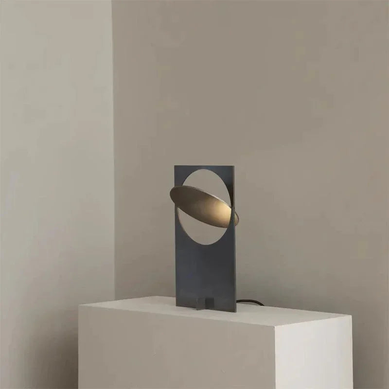 art deco table lamp-side look