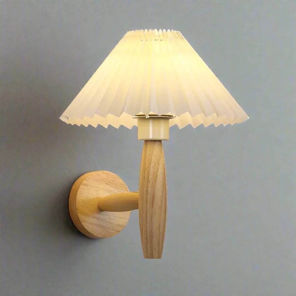 japanese wall sconce -wood Futura's Studio