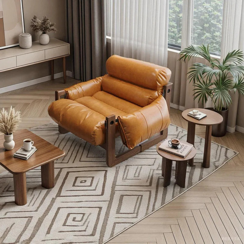 Velora™ – Reclining Leather Lounge Chair