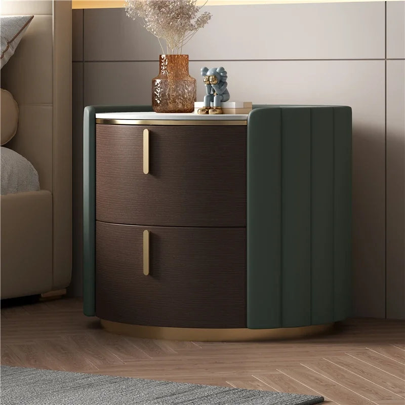 Forma™ – Round Wood Nightstand