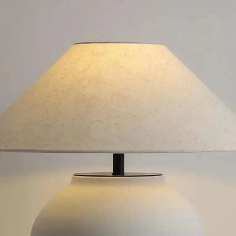 Midnight Vessel sculptural table lamp- Futura's Studio white