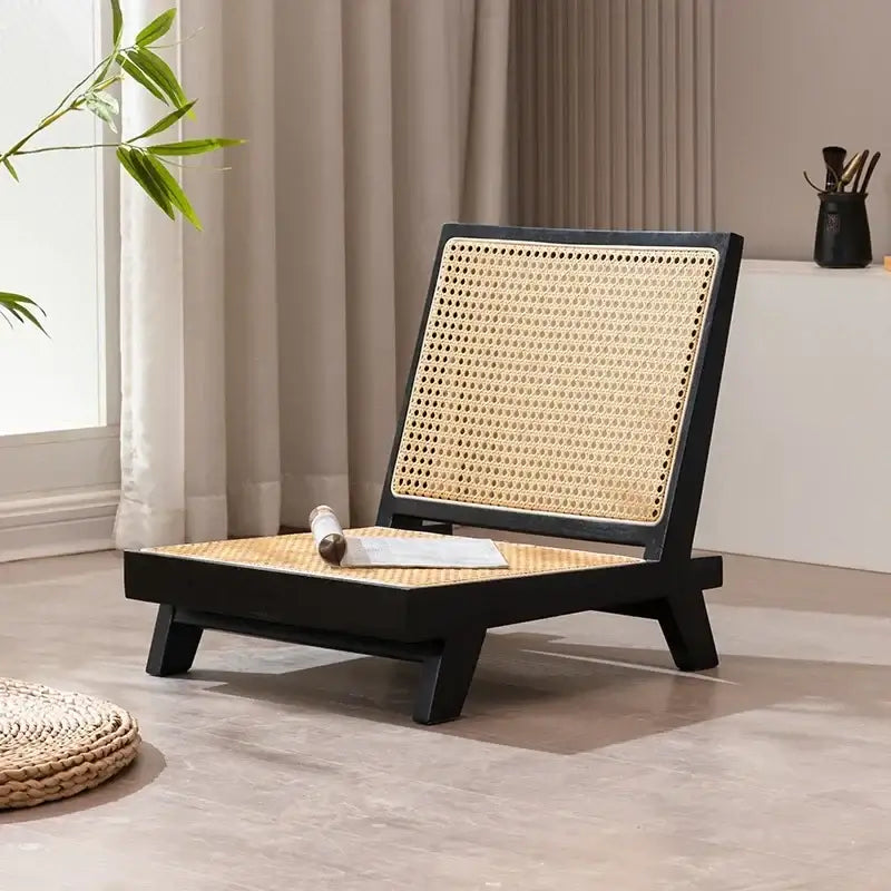 Hinoki™ – Walnut Rattan Lounge Chair